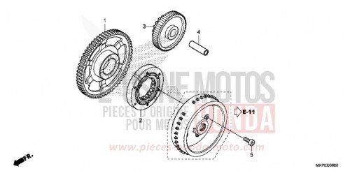 STARTING CLUTCH CB500FAN de 2022